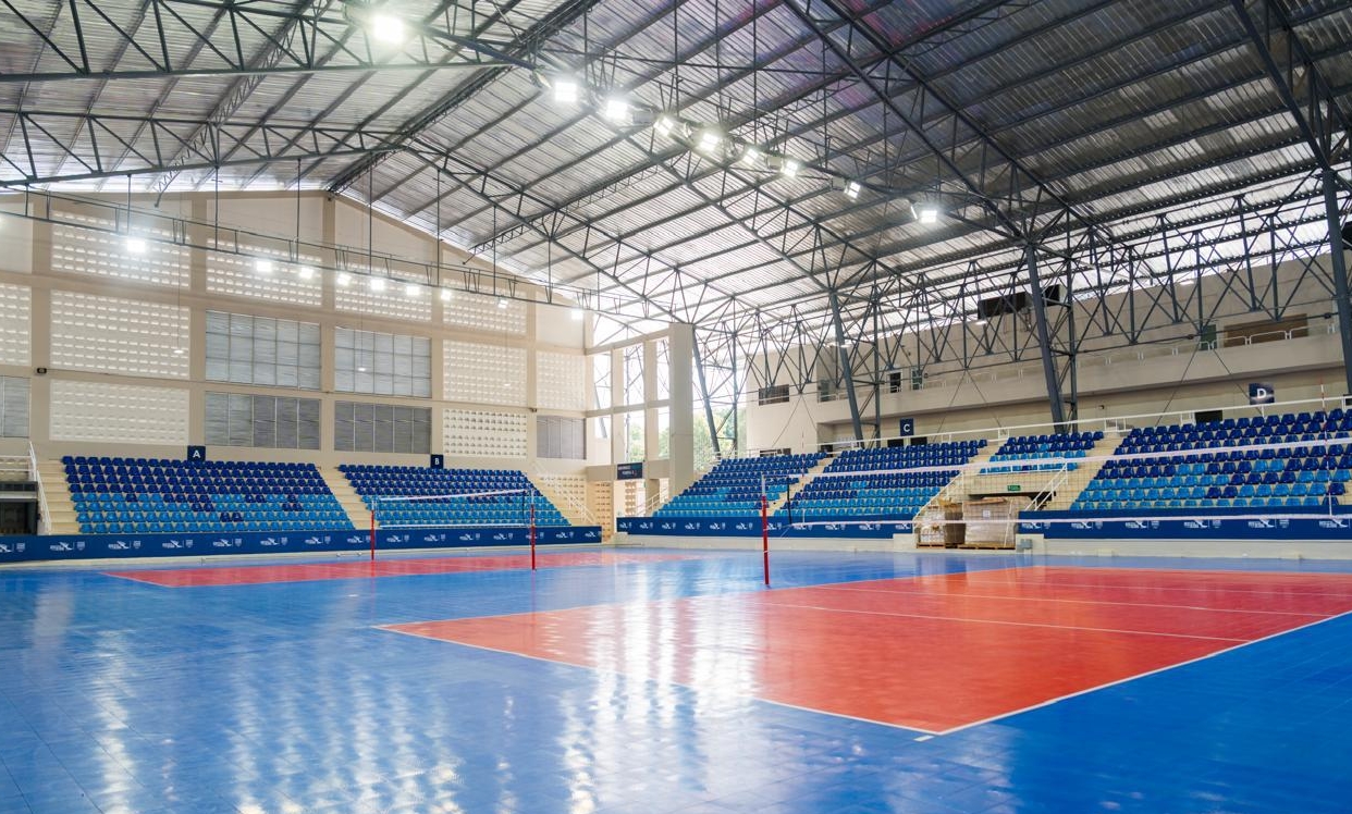 El Pabellón viejo de voleibol del Centro Olímpico Juan Pablo Duarte, fue entregado.