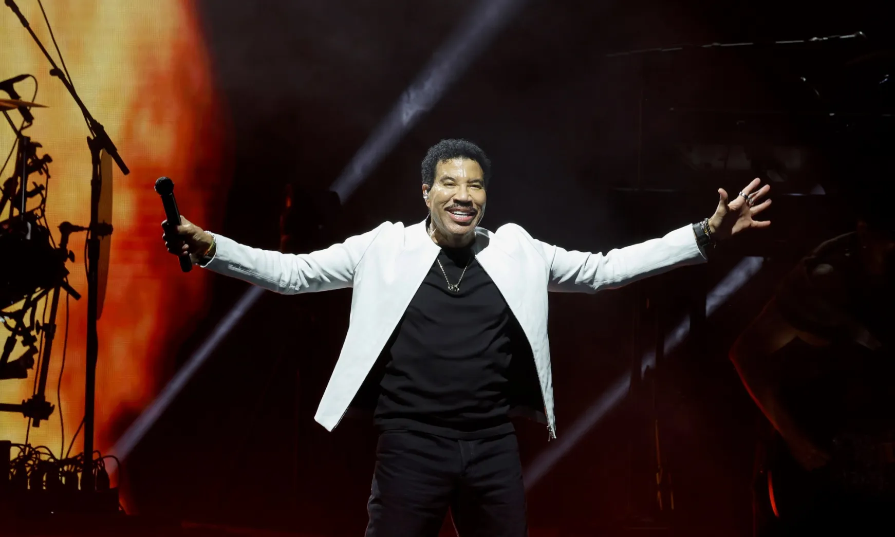 Lionel Richie ofreció un concierto el 15 de mayo en Grand Rapids, Michigan. (Getty)