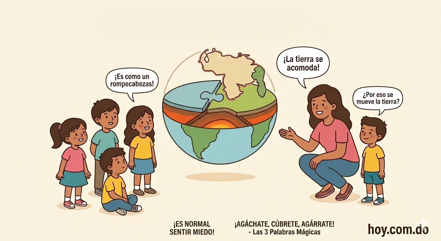 Terremotos en Venezuela: ¿Cómo se lo explico a los niños y las niñas?