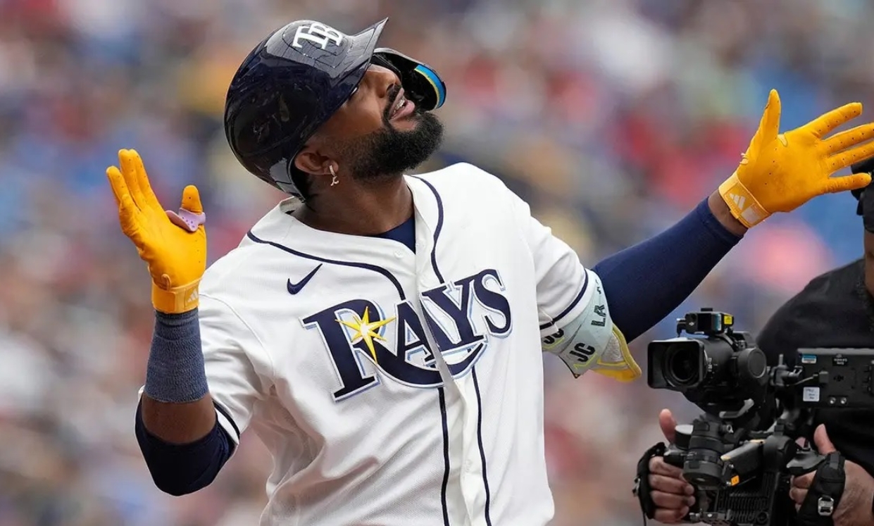 Junior Caminero, de los Rays,  suma ocho jonrones en sus últimos seis juegos.