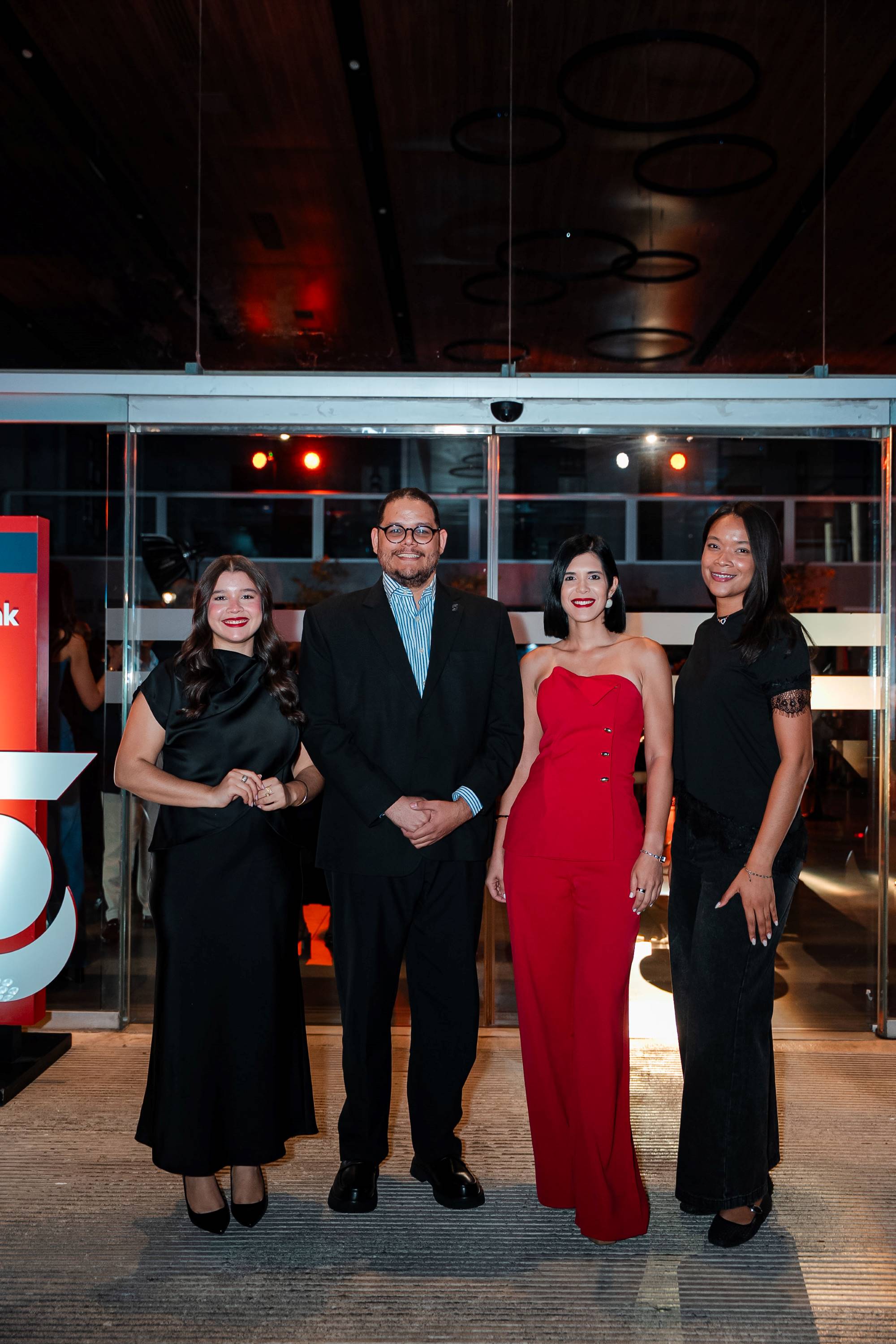 Darlenne Rodríguez, Carlos Peralta, Margaret Mora y Coraima Payano