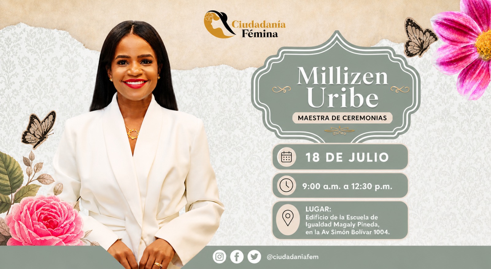 La periodista Millizen Uribe.