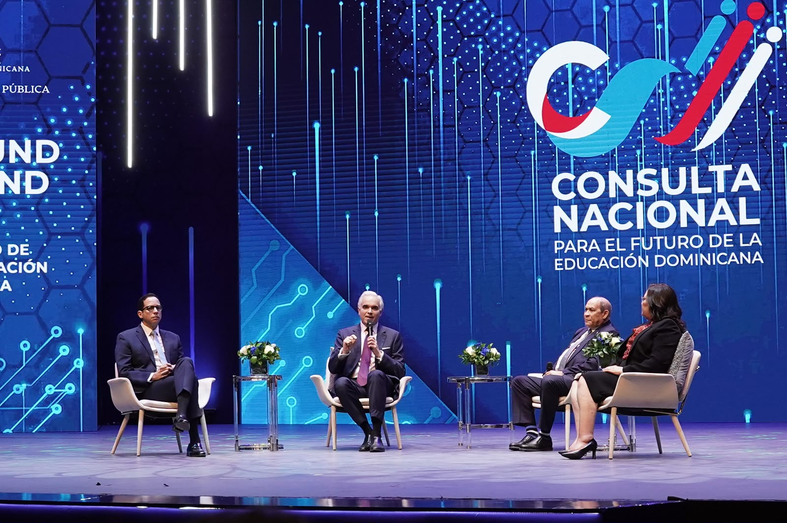 El ministro de Educación en el evento.