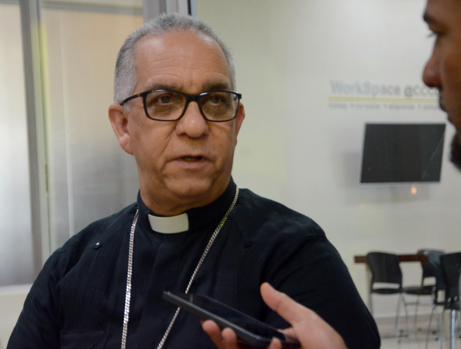 Monseñor Héctor Rafael Rodríguez, arzobispo de la Arquidiócesis de Santiago.