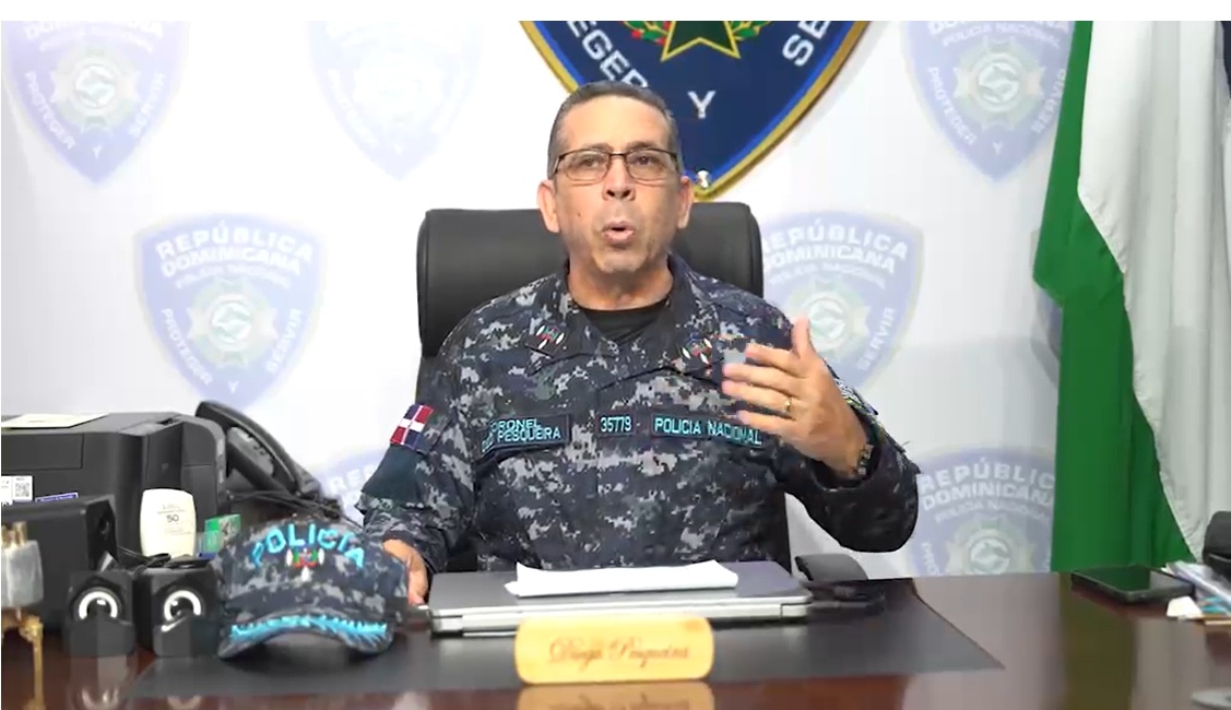 Diego Pesqueira, vocero de la Policía Nacional