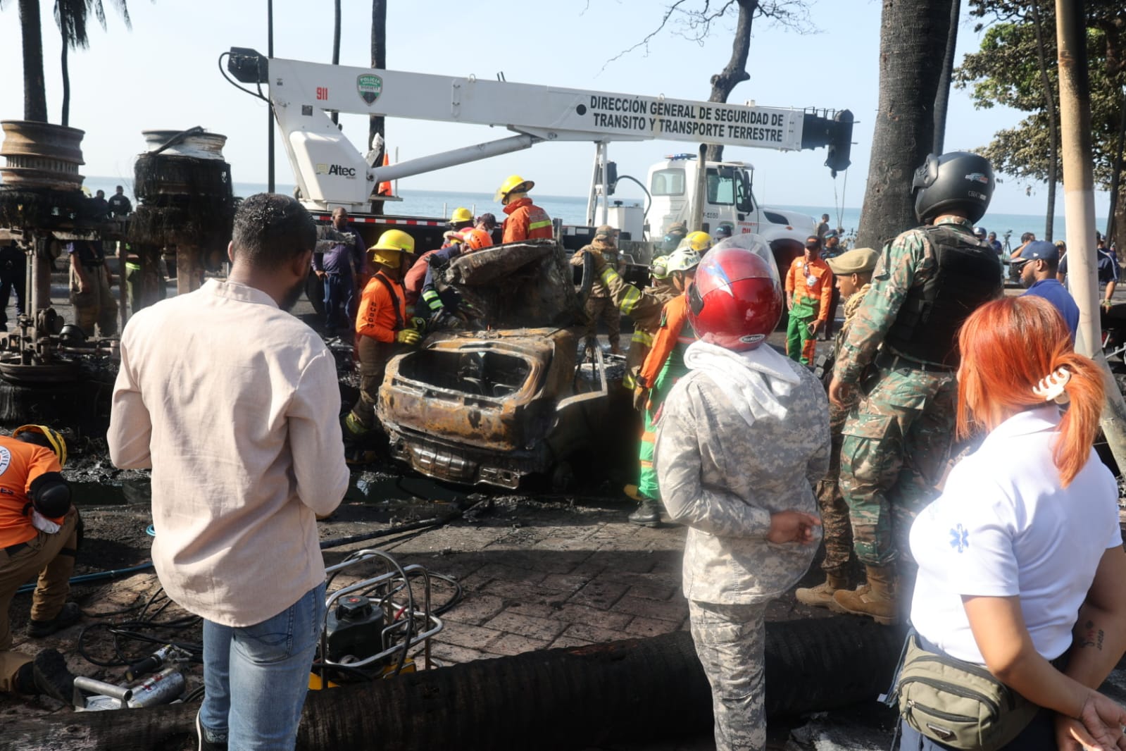 Explosión del tanquero en el Malecón