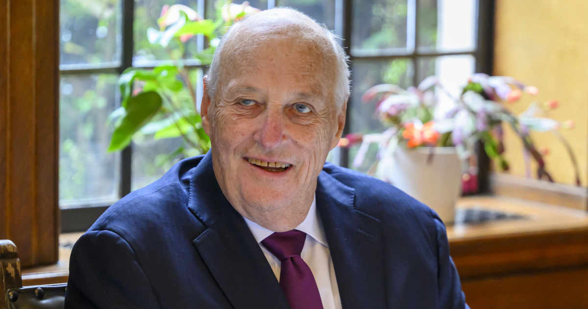 Rey Harald V de Noruega.