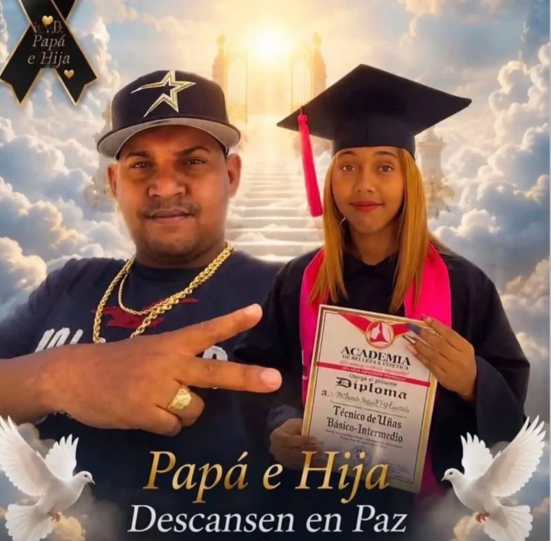 Padre e hija fallecidos tras accidente