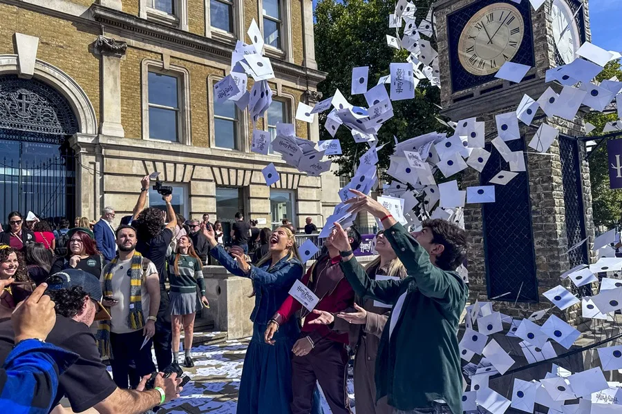 Seguidores de la saga fantástica de 'Harry Potter' en Londres