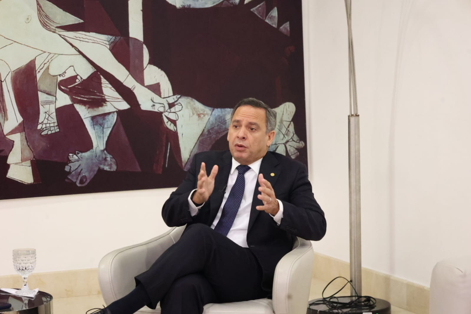 Invitado al Almuerzo Semanal  del Grupo de Comunicaciones Corripio: La Suprema Corte de Justicia(SCJ), encabezada por Luis Henry Molina, presidente