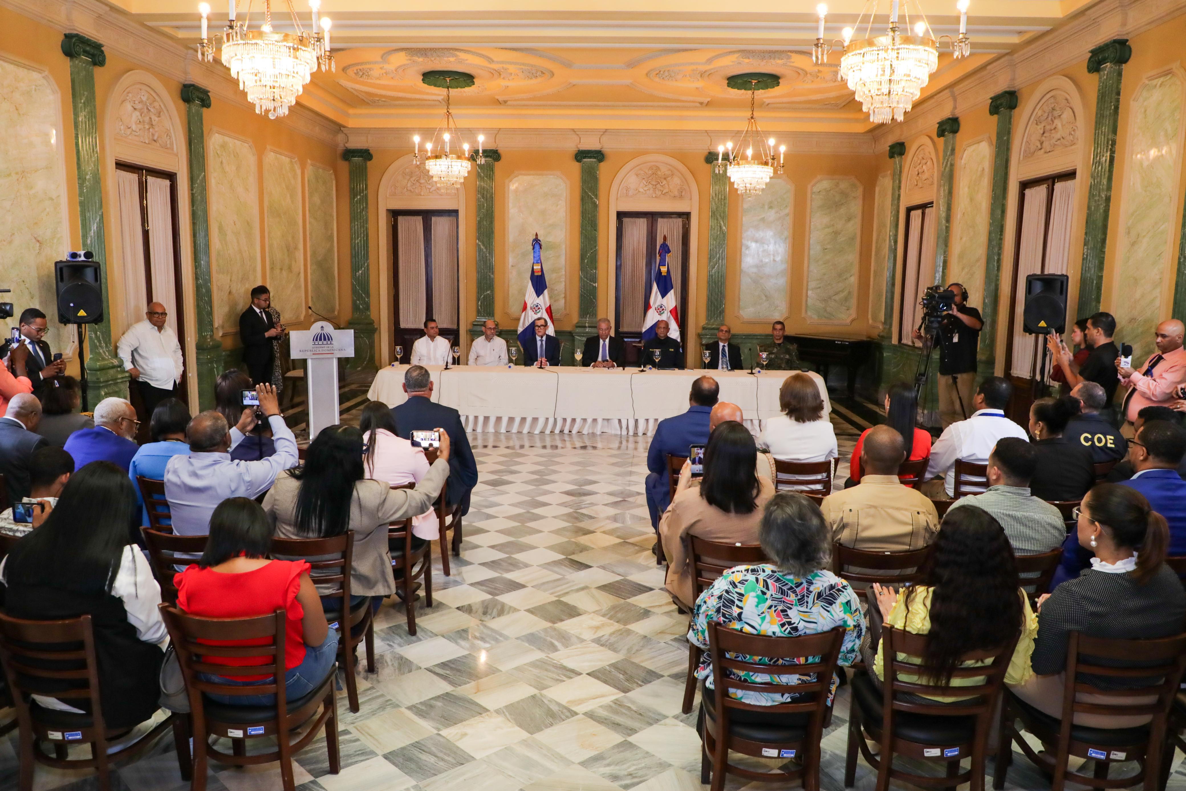 Las autoridades anunciaron el simulacro en una rueda de prensa en el Palacio Nacional.