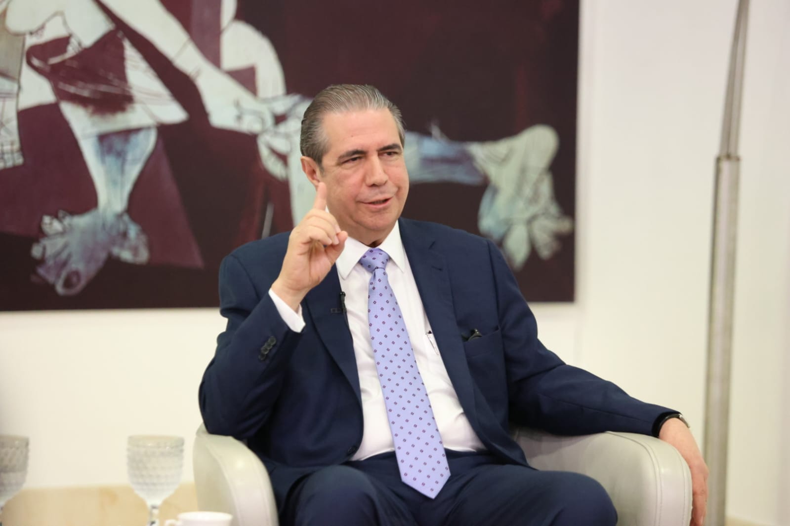 Francisco Javier García presenta su proyecto presidencial por el PLD en el Almuerzo del Grupo Corripio