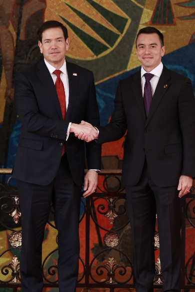 Marco Rubio y Daniel Noboa
