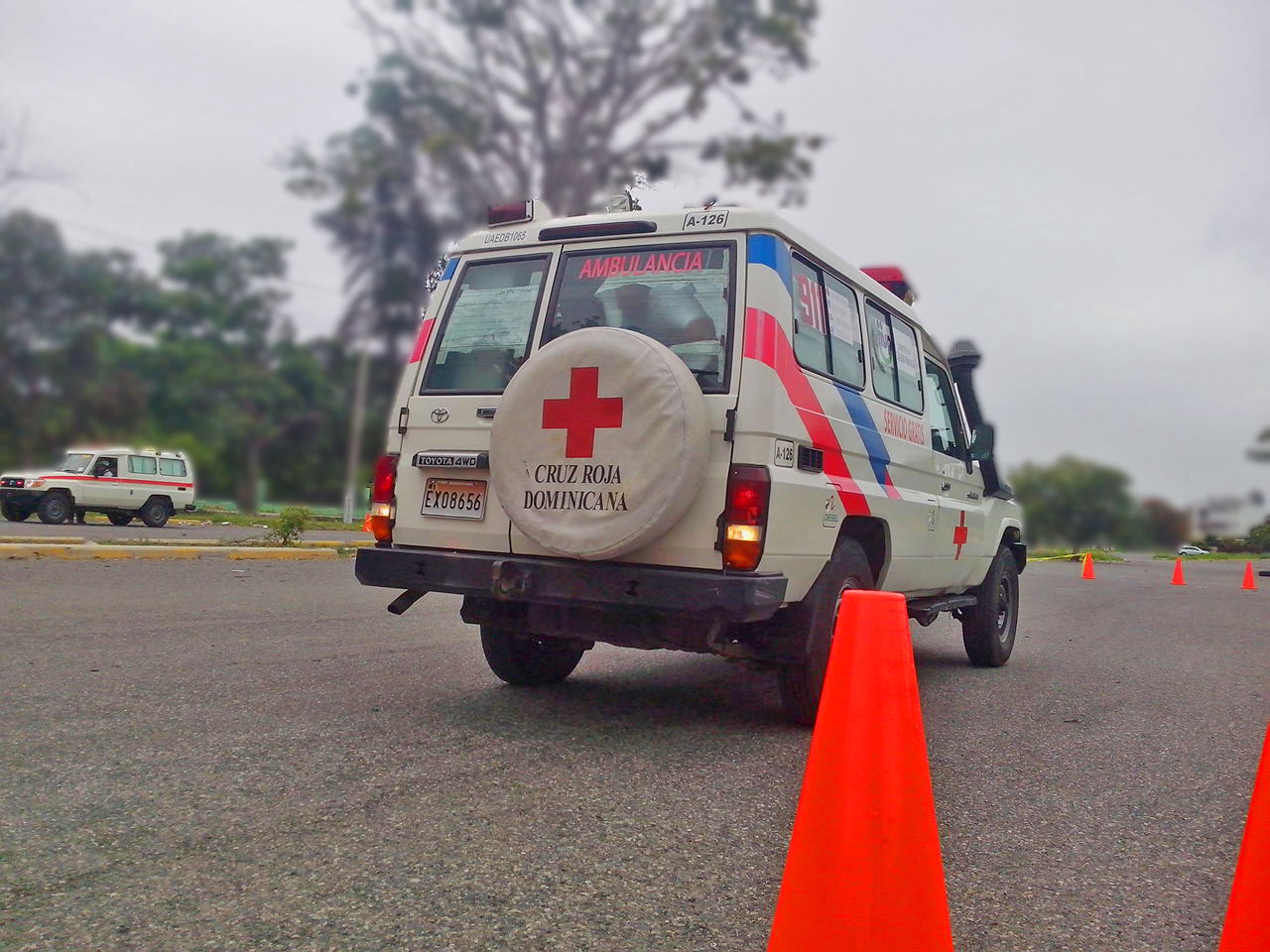Foto de referencia de ua ambulancia de la Cruz Roja