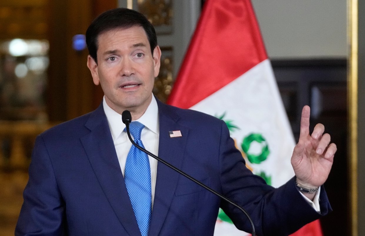 Marco Rubio, secretario de EE. UU.  prometió ayuda a Colombia, Ecuador y Pérú.  AP