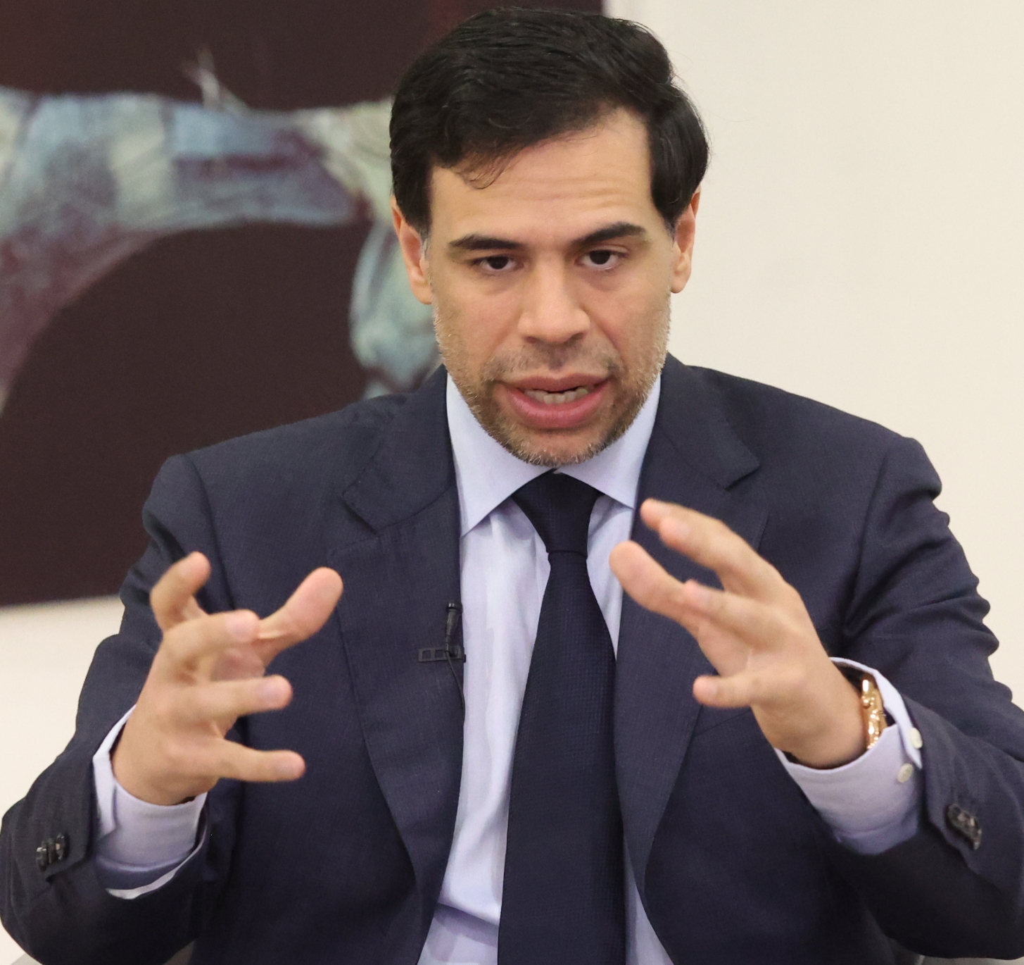 Roberto Ángel Salcedo, ministro de Cultura.