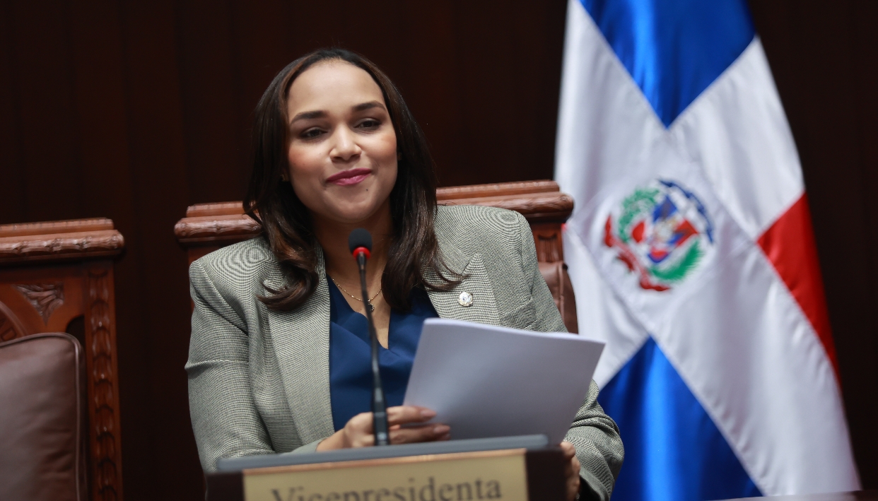 La vicepreisidenta de la CD, Dharuelly D´Aza, dirigió la sesión ayer.  Elieser Tapia.