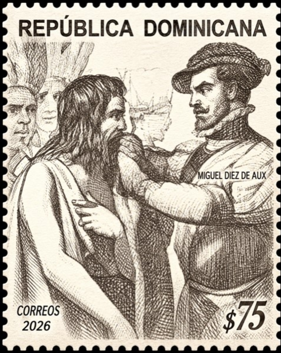 Sello de Miguel Diez de Au