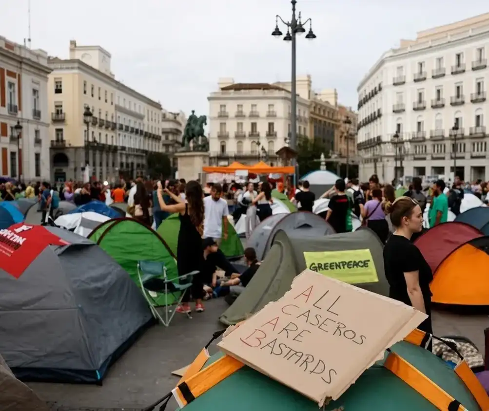 Protesta Plaza del Sol España