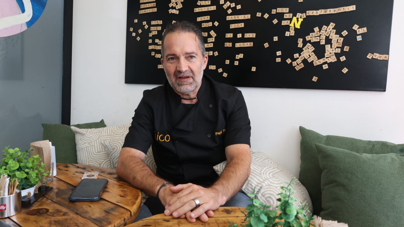 Thomas Sartori, propietario de El Atelier de Nico