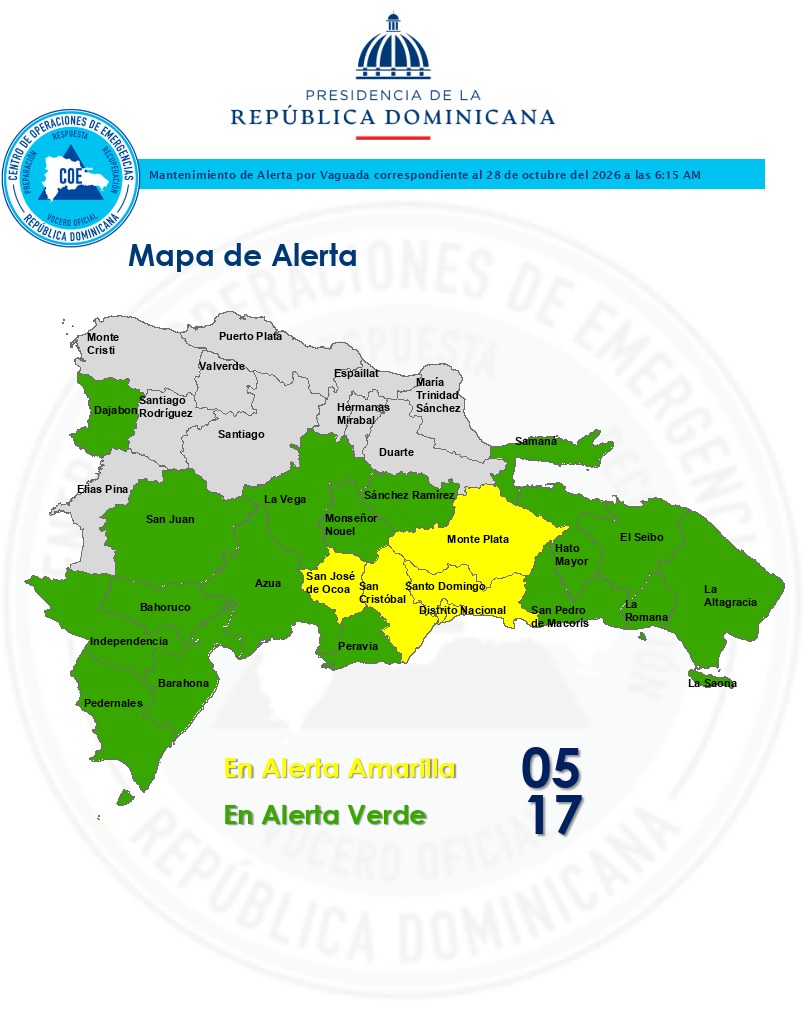 Mapa de alertas